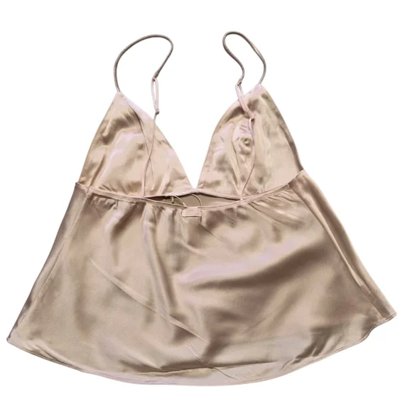 SKIMS Silk Cami Tank Top Villa Rose Pink Medium NWT - Picture 3 of 5